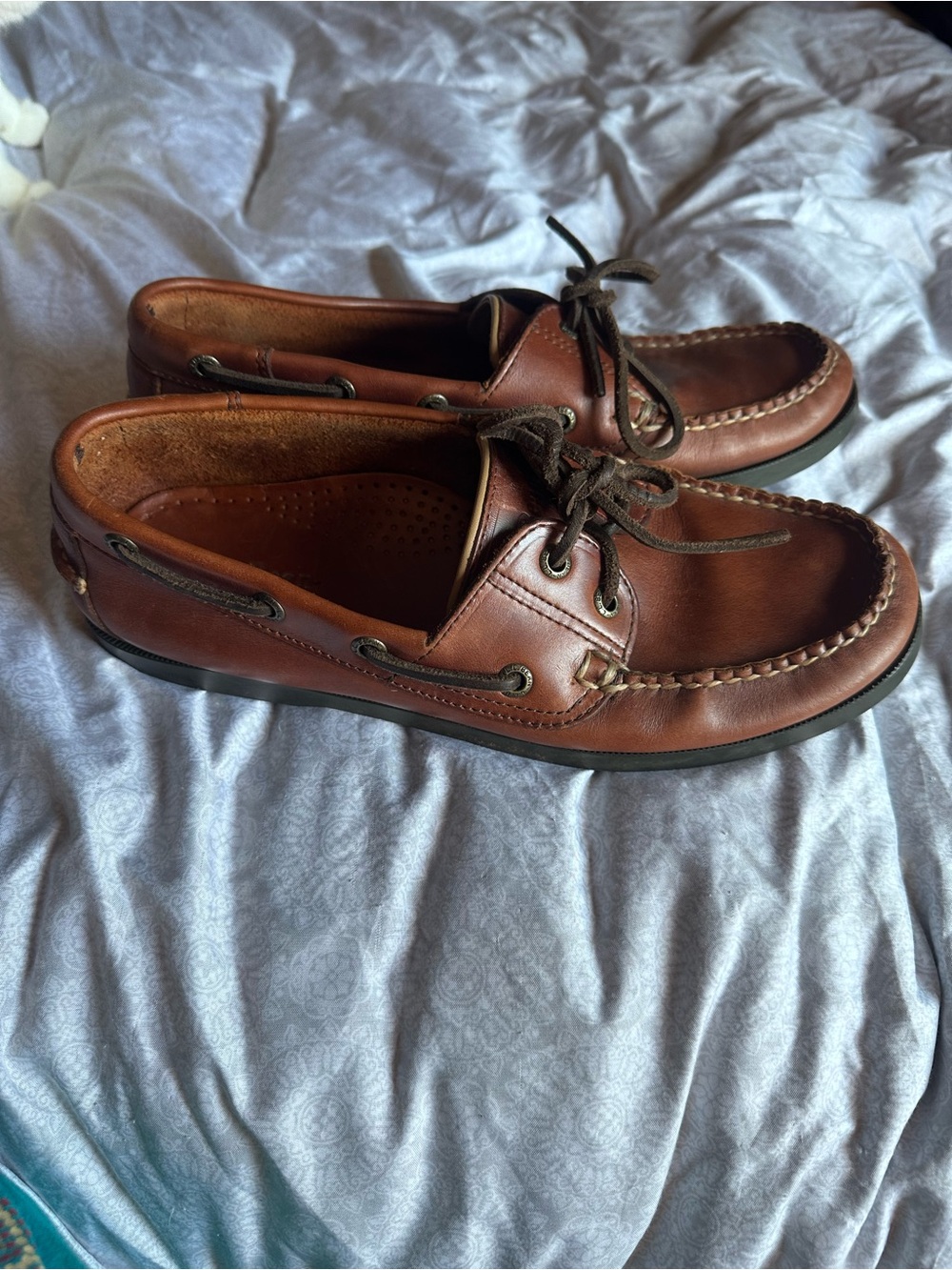 LL Bean Leather Loafers